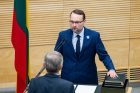 Kultūros ministro M. Kvietkausko priesaika Seime Kultūros ministro M. Kvietkausko priesaika Seime
