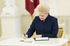 Prezidentė priėmė naujų teisėjų priesaikas Prezidentė priėmė naujų teisėjų priesaikas