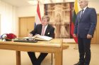 Nyderlandų karalius lankėsi Seime Nyderlandų karalius lankėsi Seime
