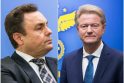 Petras Gražulis (kairėje) ir Rolandas Paksas (dešinėje)